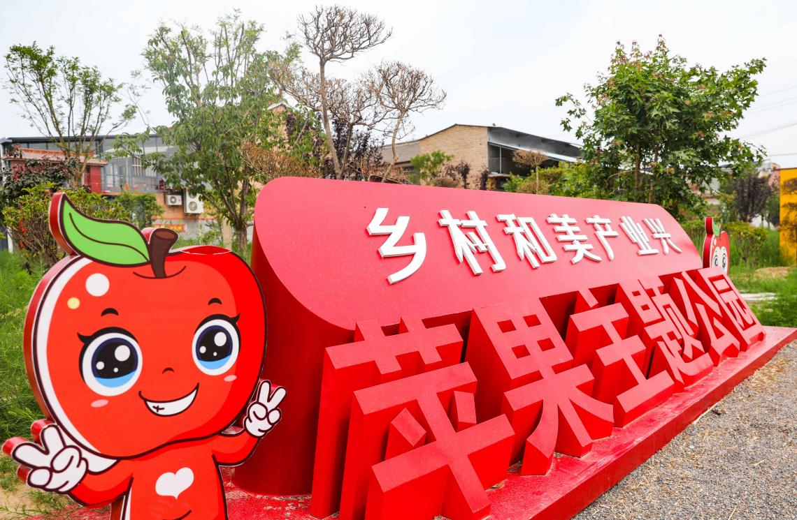 上韓村蘋果主題公園。人民網記者 王帆攝